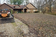 Before Leaf Mulching